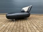 Leolux Kikko Chaise longue relax Senso leder zwart alsNIEUW!, Ophalen of Verzenden, Zo goed als nieuw, Jori durlet natuzzi roche bobois minotti rolf benz stressless