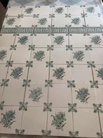 66 antieke wandtegels 15,2 x 15,2 cm + 6 randtegels, Ophalen