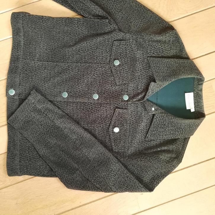 Promiss spijkerjack bruin maat 40, Kleding | Dames, Jasjes, Kostuums en Pakken, Zo goed als nieuw, Maat 38/40 (M), Bruin, Ophalen of Verzenden