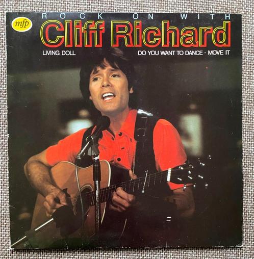LP Cliff Richard Rock on With, Cd's en Dvd's, Vinyl | Rock, Zo goed als nieuw, Poprock, 12 inch, Ophalen of Verzenden