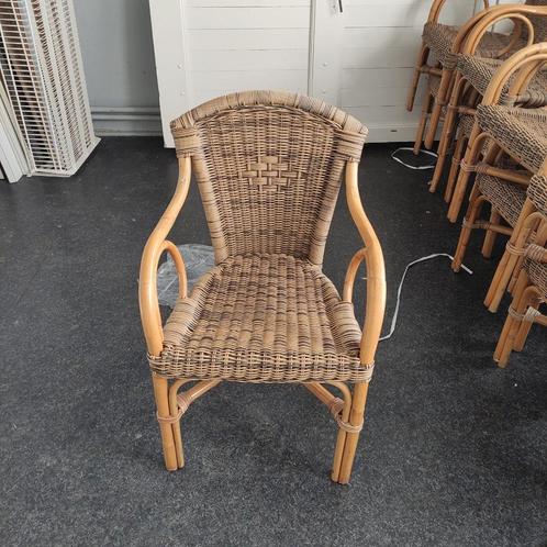 Rotanstoelen, Huis en Inrichting, Stoelen, Gebruikt, Vijf, Zes of meer stoelen, Hout, Riet of Rotan, Overige kleuren, Ophalen