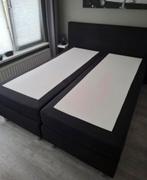Bezorging is mogelijk 160x200 inzgs complete boxspring bed, Ophalen of Verzenden, Zo goed als nieuw, Tweepersoons, 160 cm
