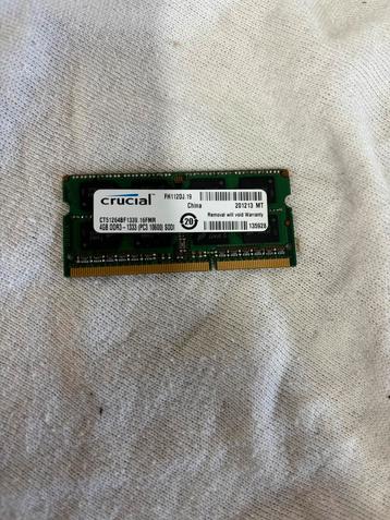 Crucial CT51264BF1339 werkgeheugen 4GB 1333MHz beschikbaar voor biedingen