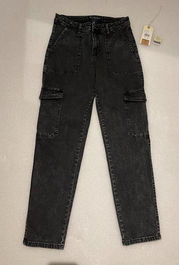 zwarte RED BUTTON cargo jeans maat 36/38 beschikbaar voor biedingen