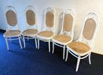 5 VINTAGE THONET/MICHAEL THONET STOELEN # 17 207R LONG JOHN, Huis en Inrichting, Stoelen, Ophalen, Gebruikt, Wit, THONET