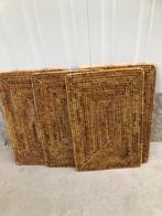 4 Birma rieten placemats, Ophalen, Gebruikt, Overig