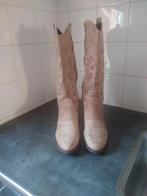Cowboy laarzen, Kleding | Dames, Schoenen, Hoge laarzen, Beige, Ophalen of Verzenden, Zo goed als nieuw