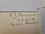 Notulenboek MS Noordam - 1949, Verzamelen, Scheepvaart, Ophalen of Verzenden, Zo goed als nieuw, Boek of Tijdschrift