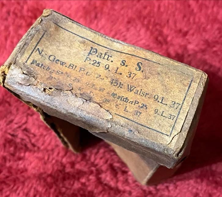 Duitse Mauser 98K Patronendoos WOII doosje oorlog leger, Verzamelen, Militaria | Algemeen, Overige soorten, Overige typen, Duitsland