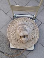 Steen of betonnen leeuwenkop water ornament, 60cm, Ophalen