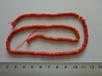 Streng bloedkoralen, voor ketting, Verzenden, Overige materialen, Ketting, Met edelsteen