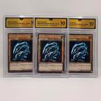 Yu-Gi-Oh 3x Blue-Eyes White Dragon 1st edition set GG 10, Ophalen of Verzenden, Nieuw, Meerdere kaarten, Foil