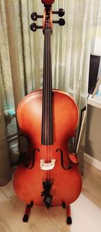 3/4 Cello ZGAN met Koffer en Strijkstok, Muziek en Instrumenten, Strijkinstrumenten | Cello's, Ophalen