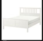 Hemnes Bedframe met Lattenbodem(160*200), Huis en Inrichting, Gebruikt, Wit, Tweepersoons, 200 cm