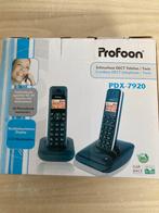 Vaste Telefoon - 2 Handsets (1 Nieuw), Ophalen, Zo goed als nieuw, 2 handsets