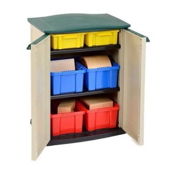 Lage tuinkast/berging Keter Compact Bruin Ratan 70 x 92 cm beschikbaar voor biedingen