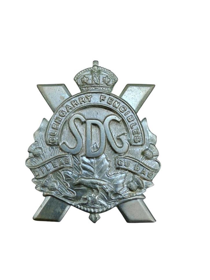 Stormont, Dundas & Glengarry Highlanders, Verzamelen, Militaria | Tweede Wereldoorlog, Landmacht, Embleem of Badge, Overige gebieden