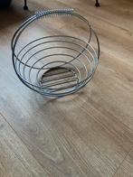 Stijlvolle fruitschaal van metaal, Ophalen, Zo goed als nieuw