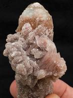 Calciet op “candle quartz” – Inner Mongolië, Ophalen of Verzenden, Mineraal