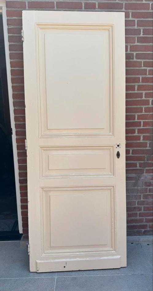 Oude Paneeldeuren, Doe-het-zelf en Verbouw, Deuren en Horren, Gebruikt, Binnendeur, 215 cm of meer, 80 tot 100 cm, Hout, Ophalen