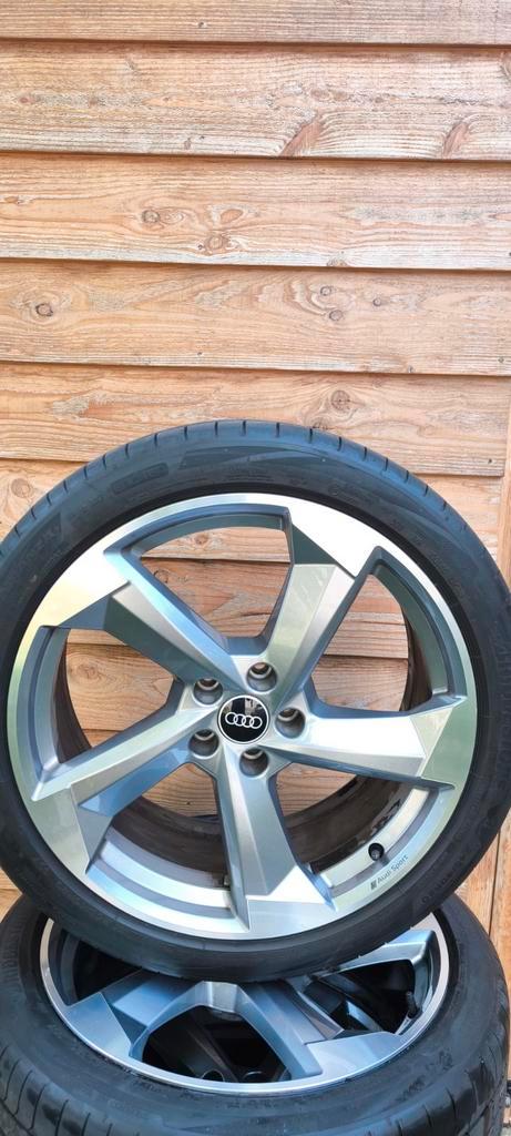 20 inch originele Audi Rotor Velgen + Z.G.A.N.banden, Auto-onderdelen, Banden en Velgen, Banden en Velgen, Zomerbanden, 20 inch