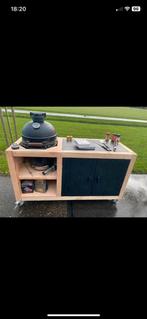 Stoere Douglas buitenkeuken met hardstenen werkblad, Tuin en Terras, Buitenkeukens, Nieuw, Ophalen of Verzenden, Houtskool