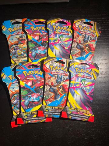 Pokemon Mega Evolution sleebed Booster Packs beschikbaar voor biedingen