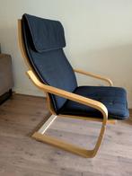 Ikea Poang, Huis en Inrichting, Fauteuils, Ophalen, Hout, 75 tot 100 cm, Zo goed als nieuw