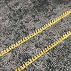 14k gouden ketting massief cuban schakel gourmet, Ophalen of Verzenden, Nieuw, Goud