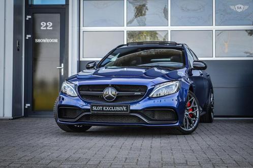 Mercedes-Benz C-klasse Estate AMG 63 S Edition 1|CARBON|PANO, Auto's, Mercedes-Benz, Bedrijf, Te koop, C-Klasse, 360° camera, ABS