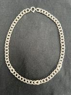 Ketting / collier wit goud 18 karaat met witte saffieren, Ophalen, Nieuw, Wit, Goud