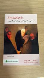Studieboek materieel strafrecht, Sociale wetenschap, Ophalen of Verzenden, Zo goed als nieuw, Wolters Kluwer