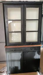 Vitrinekast / buffetkast, Ophalen, Gebruikt, 100 tot 150 cm, 200 cm of meer