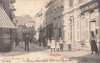 AZ057 Zutphen Turfstraat met veel volk tram rails 1903, Verzenden, Voor 1920, Gelopen, Gelderland
