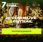 2 tickets 21km trail run Zevenheuvelentrail, Tickets en Kaartjes, Twee personen, Ticket of Toegangskaart