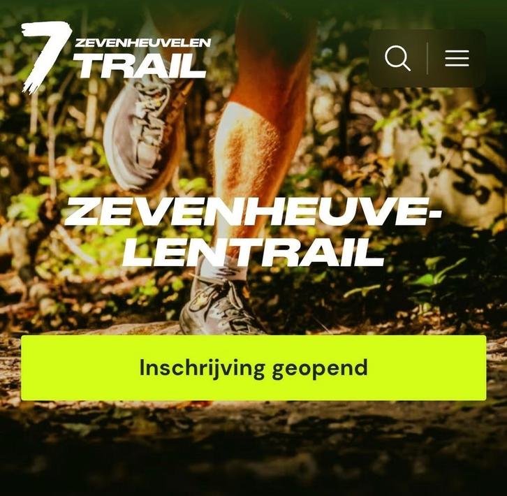 2 tickets 21km trail run Zevenheuvelentrail, Tickets en Kaartjes, Recreatie | Dierentuinen, Twee personen, Ticket of Toegangskaart