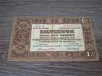 Biljet 1 gulden 1920, zilverbon oude type (1 letter), Postzegels en Munten, Bankbiljetten | Nederland, Ophalen of Verzenden, 1 gulden