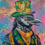 Schilderij Meneer kraai, Ophalen of Verzenden