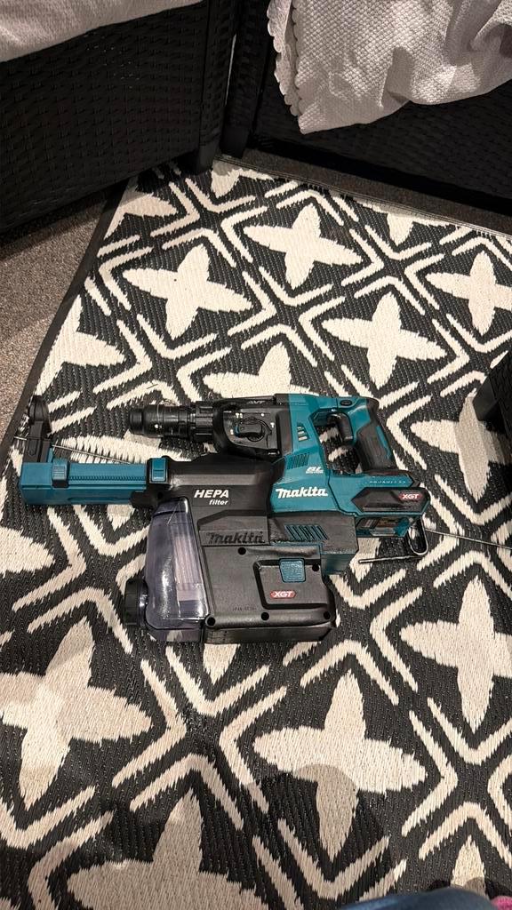 Makita HR004GZ02 40V Max Combihamer, Doe-het-zelf en Verbouw, Gereedschap | Boormachines, Zo goed als nieuw, Boor- en/of Breekhamer