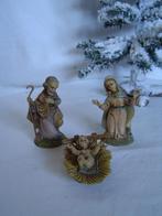 Jozef Maria kindje in de kribbe kunststof Italy kerststal, Diversen, Kerst, Ophalen of Verzenden, Gebruikt