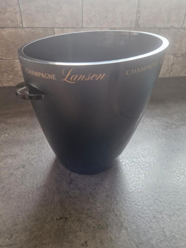 Lanson champagne ijsemmer icebucket cooler koeler, Huis en Inrichting, Woonaccessoires | Overige, Zo goed als nieuw, Ophalen of Verzenden