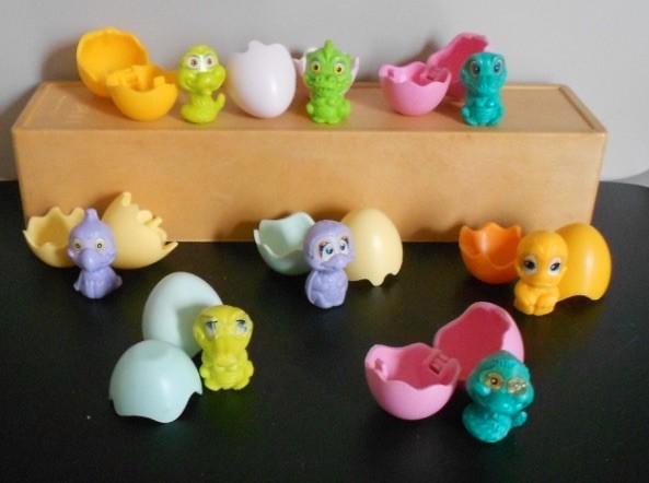 Kindersurprise Ferrero: 8 Verschillende dieren in Ei - 1koop, Verzamelen, Verrassingseieren, Zo goed als nieuw, Overige typen