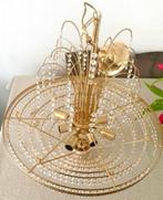 Vintage Swarovski antiek Kroonluchter met Gouden Details, Huis en Inrichting, Lampen | Kroonluchters, Ophalen, Gebruikt