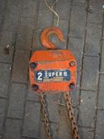 Ketting takel 2 Ton lengte 3,90 meter, Ophalen, Gebruikt, Handmatig