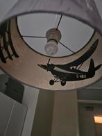 Grijze Kinder Hanglamp - Vliegtuig Design, Huis en Inrichting, Lampen | Hanglampen, Ophalen, Zo goed als nieuw, Stof, Minder dan 50 cm