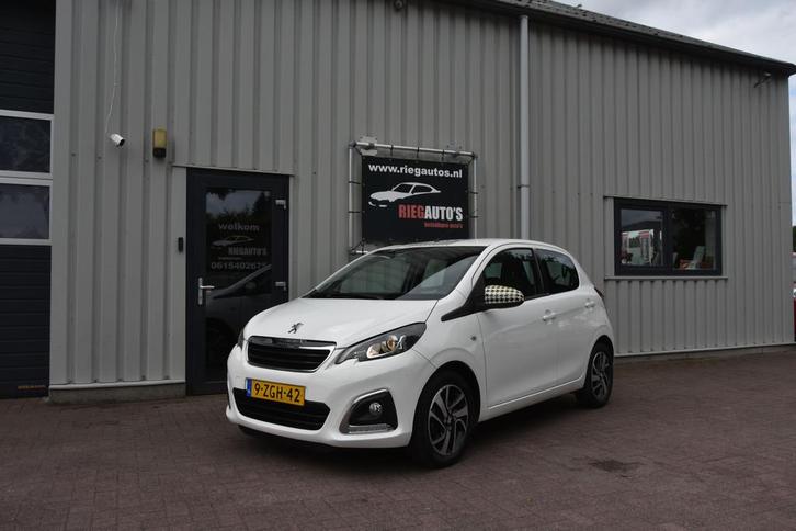 Peugeot 108 1.2 VTi Allure org NL! (bj 2015), Auto's, Peugeot, Bedrijf, Te koop, ABS, Airbags, Airconditioning, Alarm, Bluetooth