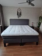 Boxspring – goede staat – topper < 1 jaar oud, Ophalen, Tweepersoons, Zo goed als nieuw, 180 cm