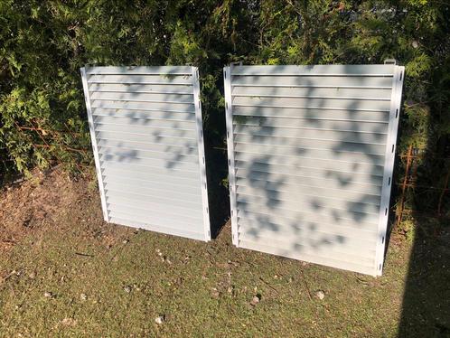 Louvrerooster lamellenrooster 2x tbv warmtepomp oid 70x90cm, Doe-het-zelf en Verbouw, Ventilatie en Afzuiging, Zo goed als nieuw