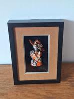 3D Vintage Buste Ingelijst, Antiek en Kunst, Kunst | Beelden en Houtsnijwerken, Ophalen of Verzenden