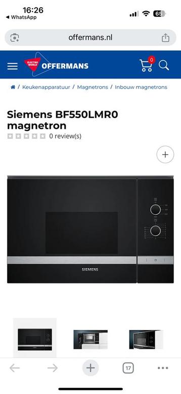 Magnetron siemens beschikbaar voor biedingen